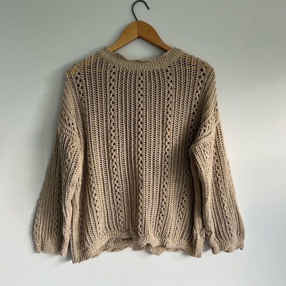 Luisa Ricci Women’s Tan Knitted Sweater - Picture 3 of 5